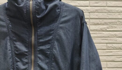 ナイロンデニムコンパクトジャケットのサイズ感と着心地レビュー【THE NORTH FACE】